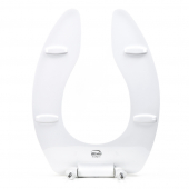 Bemis 1655CT (White) Commerical Plastic Elongated Toilet Seat w/ Check Hinges, Extra Heavy-Duty Bemis